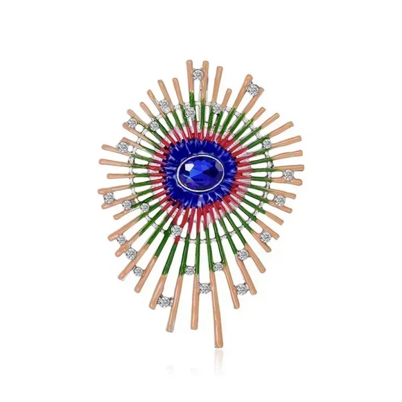 Ojo Burst Brooch - Picture 2 of 3